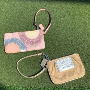 Coach wristlets